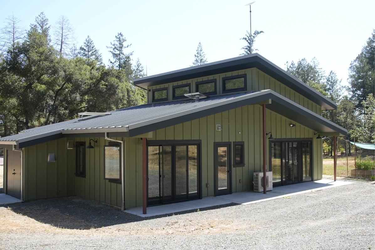 Calistoga Family Compound Exterior Back of House
