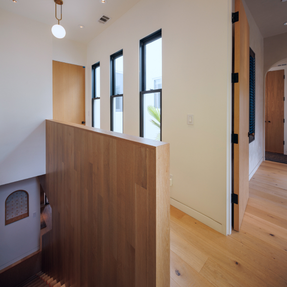 Noe Valley Addition and Renovation Stairway from Top of Stairs