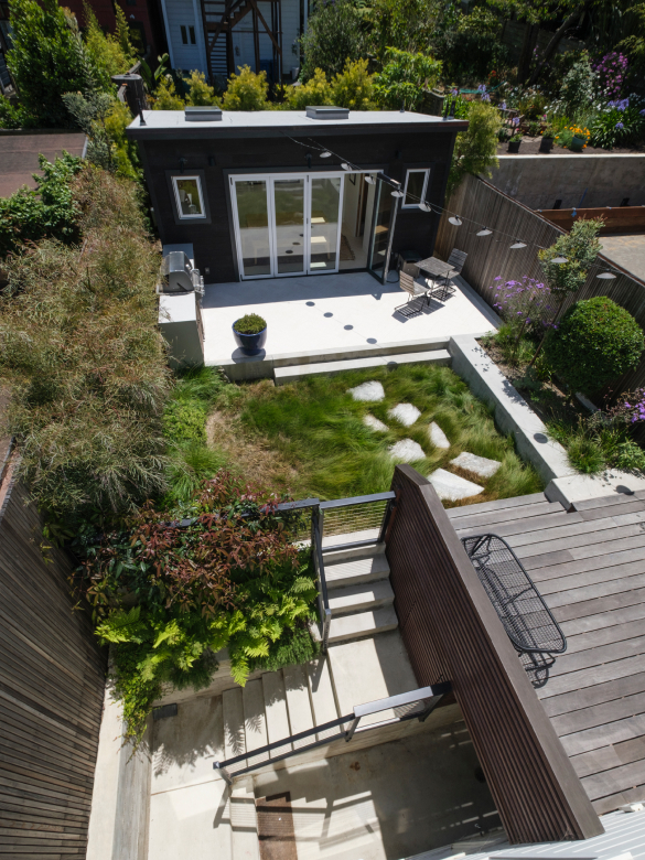Noe Valley Addition and Renovation Backyard Patio and ADU